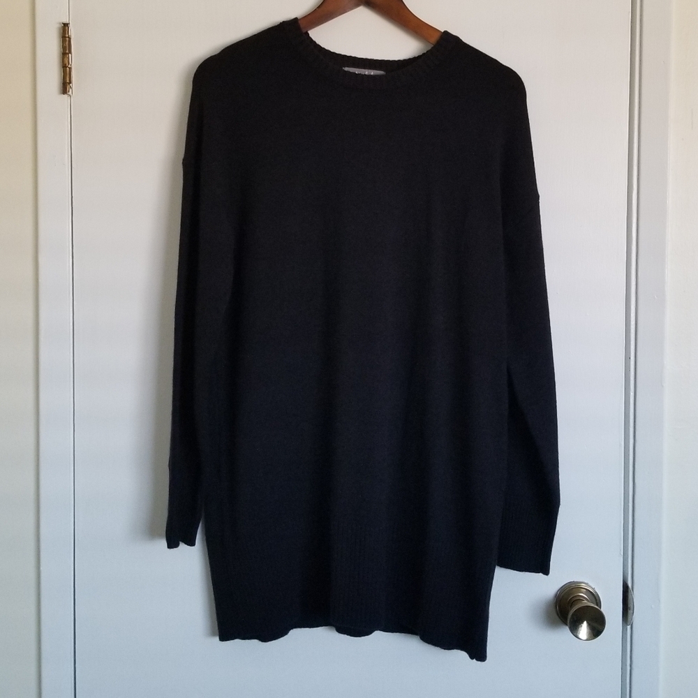 Marled Black Sweater
